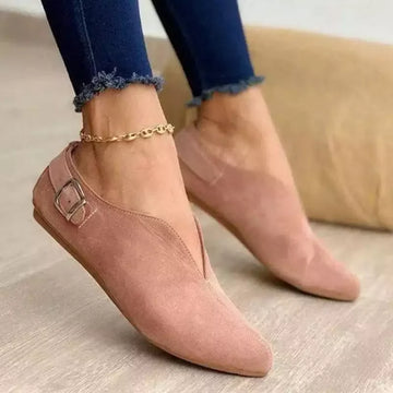 Elegant Buckle Point Flats