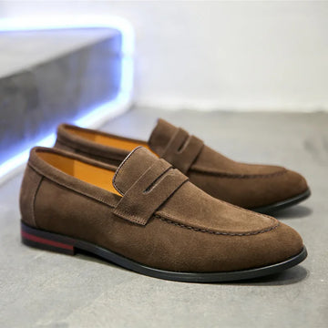 Heritage Suede Leather Driving Loafers