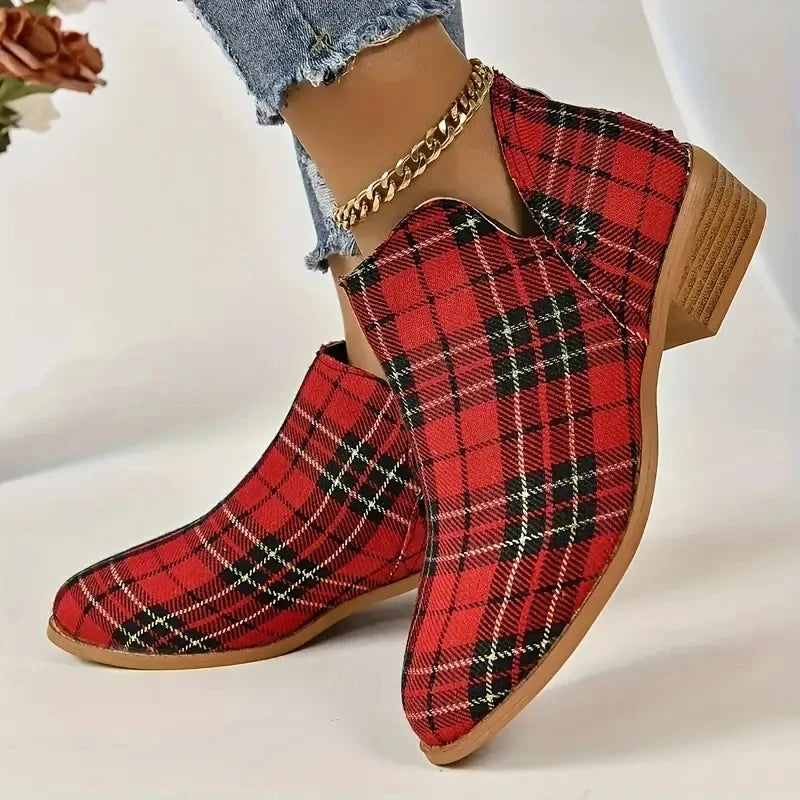 Heritage Plaid Chelsea Boots