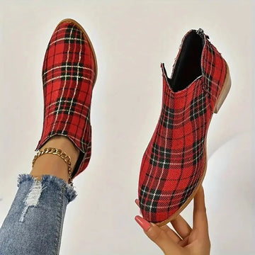 Heritage Plaid Chelsea Boots